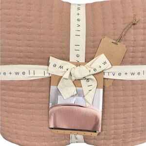 Live Well Clay Full/Queen Quilt 90”x90” NEW with Tags 100% Polyester